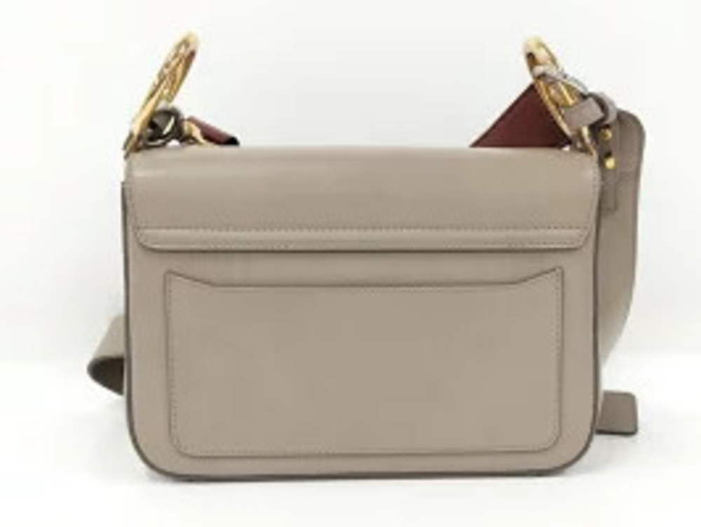 Chloe Gray Handbag Greige Leather